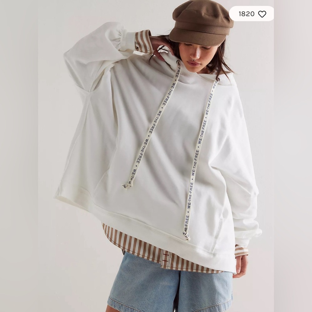 We The Free White Hoodie